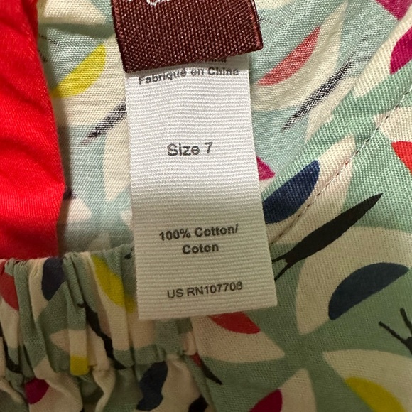 Tea collection Mondrian Butterflies girls size 7 dress with side pockets NWOT - Picture 6 of 7